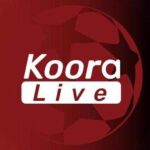 Koora Live app interface for watching live football matches and following sports updates.