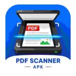 PDF Scanner APK icon for Android featuring a document scanner with PDF scanning and document management features.