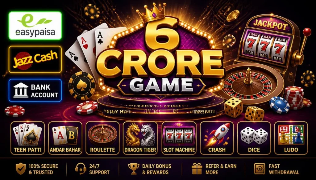 6crore Game Features