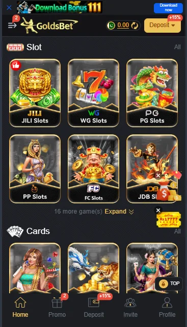 GoldsBet Games