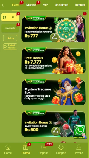 MF777 Game Promo